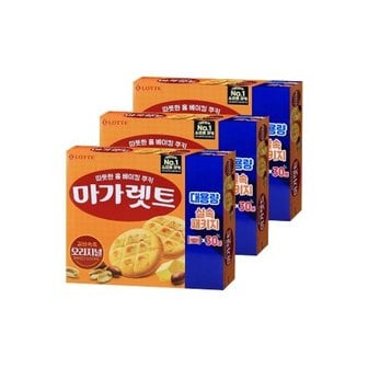  롯데제과 마가렛트 오리지널 대용량 실속패키지 660g x 3개_