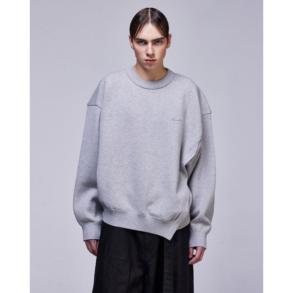 [파주점] 컬렉션 미러드 유스 엠브로이드 니트 SH2KT701LG