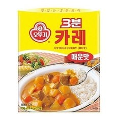 3분카레 매운맛 200g X 12개