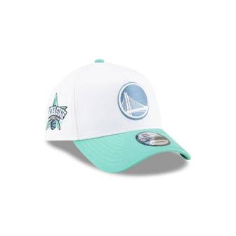 뉴에라 [해외] 1056347 뉴에라 모자 NBA 골든스테이트 워리어스 Spring Colorway 9FORTY AFrame Hat