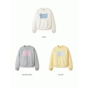 WHOAU 여성 스티치 크롭 맨투맨 Outstitch Crop Sweatshirt