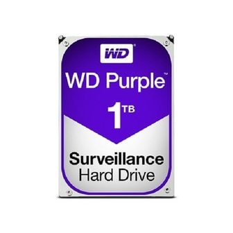 웨스턴디지털 PURPLE 1TB HDD CCTV 녹화기 DVR NVR 저장장치 하드디스크