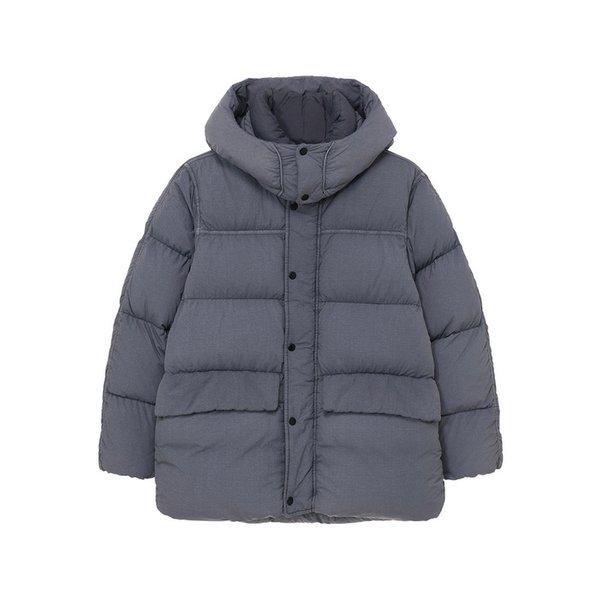 가먼트 다잉 후드 다운 Light Blue