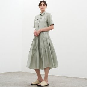 (예약배송 5/31)TIRED SHIRRING DRESS_MINT