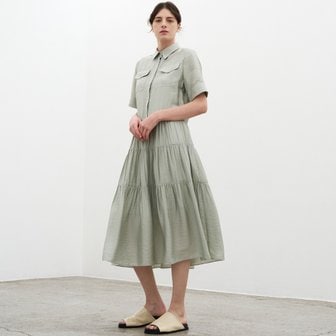 미테 (예약배송 5/31)TIRED SHIRRING DRESS_MINT