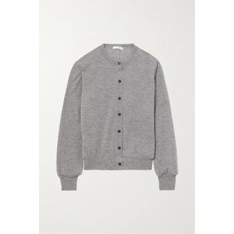 더로우 에센셜 배터시 캐시미어 가디건 그레이