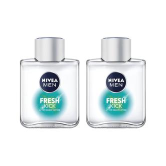  [해외직구] 독일직구 Nivea 니베아 남성용 프레쉬 킥 애프터 쉐이브 로션 100ml 2팩