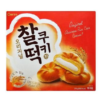  청우 오리지날찰떡쿠키 215g 아이들 사무실 간식