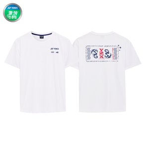 241TS066U 공용 배드민턴 반팔 티셔츠 2024SS