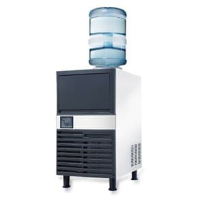 웰템 대용량 업소용 제빙기 WIC-55P (자동급수) /1일 55kg 카페 상업용 식당 고속 영화관 행사장