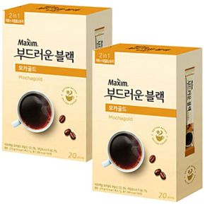 맥심 모카골드 블랙 40T 20개입x2개 커피믹스 커피 맥심 맥스웰