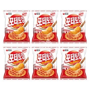  농심 포테토칩 잭슨페퍼로니 50g 6개