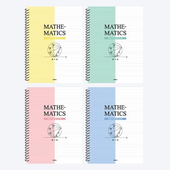 고려문구 No30/스프링수학논술노트 유선노트 줄노트 낱권판매