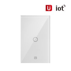 유아이오티 UIOT-SW10S 홈IOT 1구 스마트 벽스위치 조명등 형광등