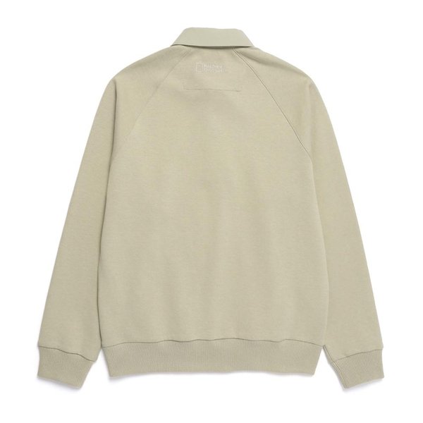 [여주점] N251USW150 피타 카라 세미오버핏 스웻 셔츠 BEIGE KHAKI