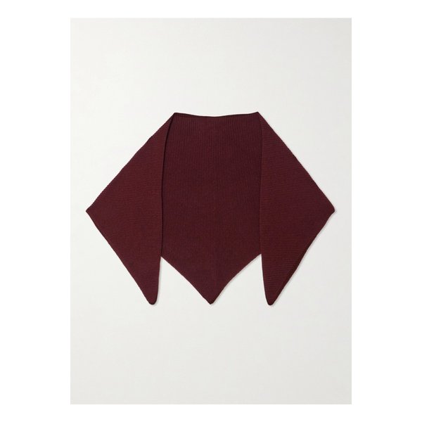 앤도터 피온 골지 캐시미어 스카프 버건디 46376663162946660