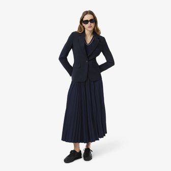 라코스테 [시흥점] 여성 에센셜 롱 플리츠 스커트 JF1402-55G