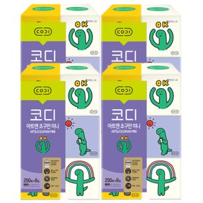 아트앤 조구만 캐릭터 미니 미용티슈 250매 x 6입 4팩