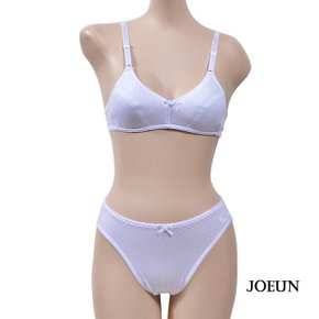 은은한 매쉬도트 주니어 2단계 A컵 브라팬티세트0106wg