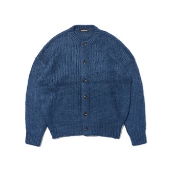 아더피츠 수플레 세미오버 니트 가디건 (네이비)