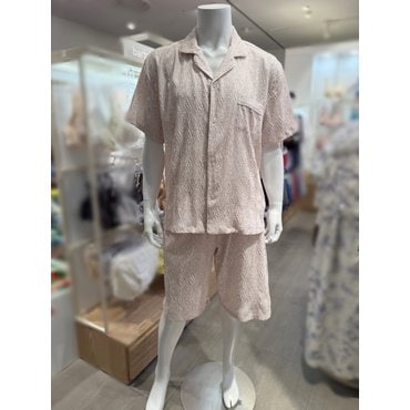 barbara 바바라 플라워 주름 지지미 남성파자마 AWP4577S