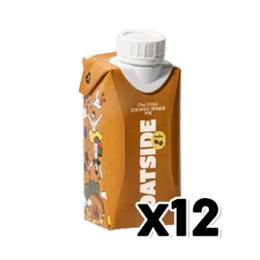 오트사이드 귀리음료 커피 비건우유 200ml x 12개