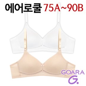 주니어2단계 에어로쿨 노와이어 메쉬몰드브라1종(BR5604)75A-90B
