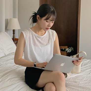 핫핑 스너그 슬럽 슬리브리스 루즈 나시 (44~110) P000CMWM1