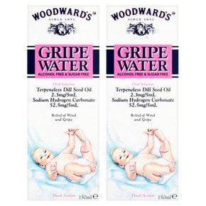 영국 WOODWARD 우드워드 오가닉 그라이프 워터 150ml 2개