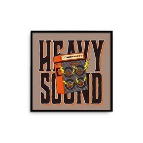 BFMA HEAVY SOUND SQUARE POSTER