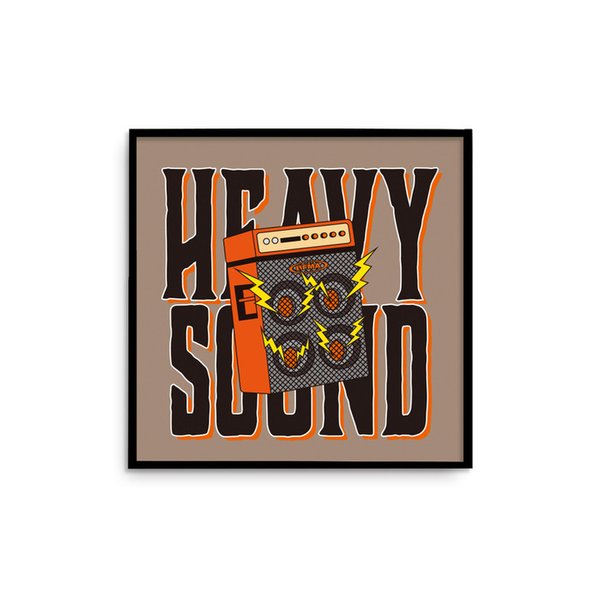 BFMA HEAVY SOUND SQUARE POSTER