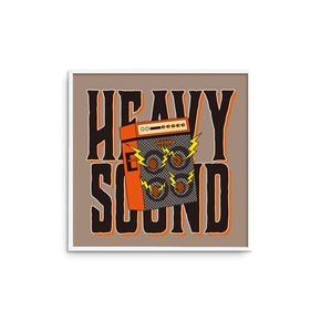 BFMA HEAVY SOUND SQUARE POSTER