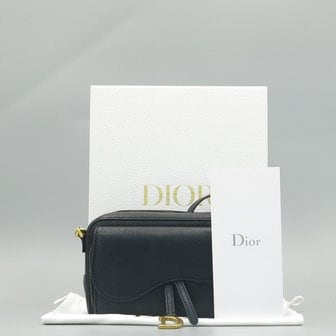 DIOR 고이비토 중고명품 디올 새들 더블 미니 파우치 크로스백 K3487CD