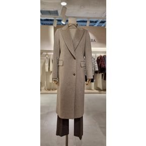 [파주점] 실크 배색 H라인 캐시미어 코트