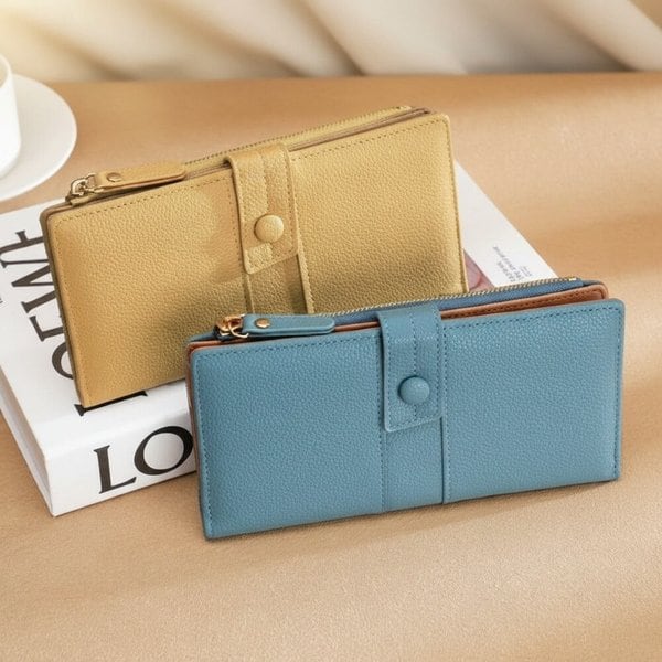 [옷자락] 여성용 데일리 심플 모던 미니 지갑