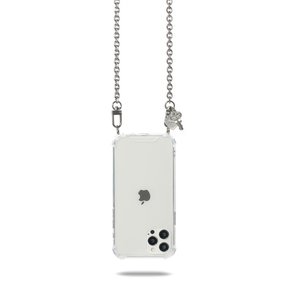 486 SILVER CHAIN PHONE CASE CROSS