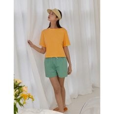 [정상가89,000원] Hidden Color Point Shorts  Grass (WE2525T89M)