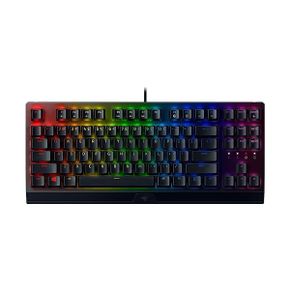 미국 레이저 블랙위도우 Razer 블랙Widow V3 Tenkeyless TKL Mechanical Gaming Keyboard Green