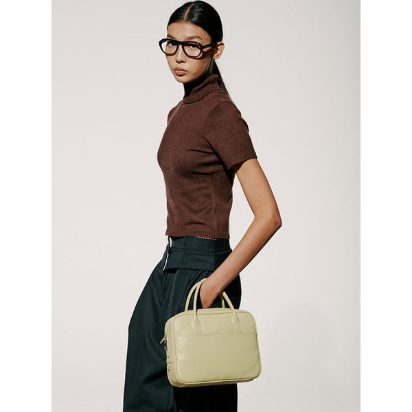[리퍼브] LAYERED TOTE BAG , YELLOW