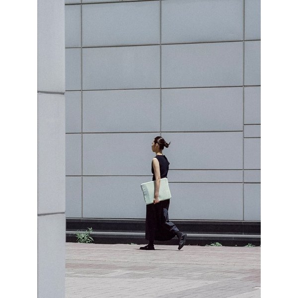 Nice Walk Today Laptop Pouch_Mint