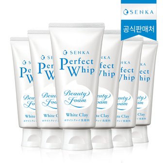 센카 NEW 센카 퍼펙트 화이트 클레이 120g x 6개