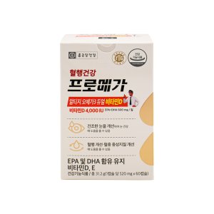  종근당건강 프로메가 알티지 오메가3 듀얼 비타민D 520mg x 60캡슐 1통