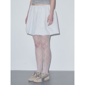 [리퍼브] VOLUME MINI SKIRT, WHITE