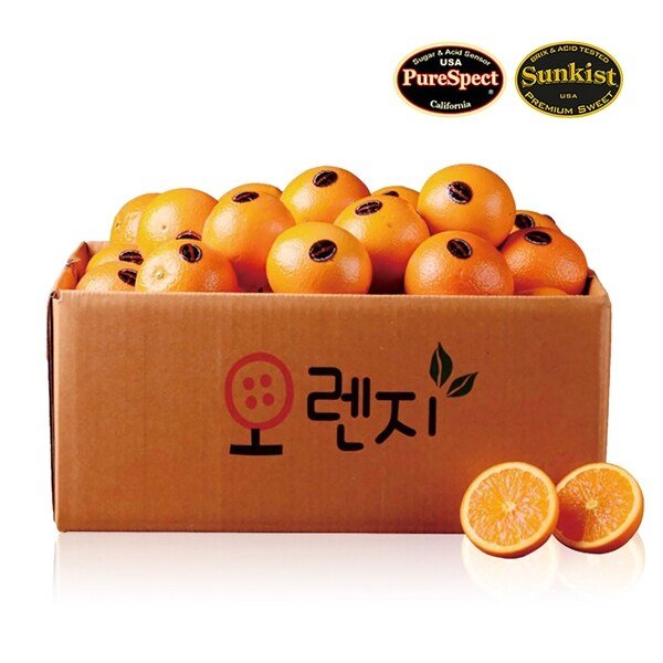 고당도 블랙라벨 오렌지 중소과 40과_6kg