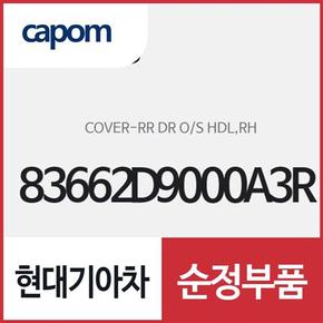 뒷문 외캐치 캡(외부 도어캐치 핸들커버),조수석쪽 (83662D9000A3R) 스포티지