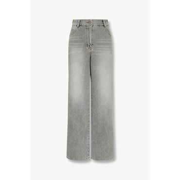GCUT [지컷24F/W]백 밴딩 와이드 데님 팬츠(7214455181)