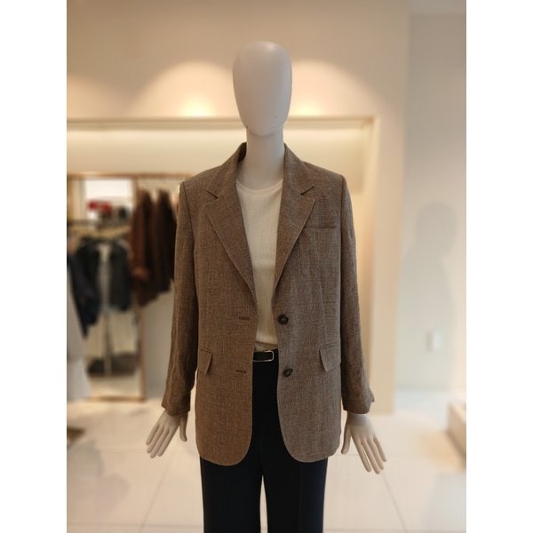 [여주점] 씨씨콜렉트 글렌체크린넨자켓 E262msf134