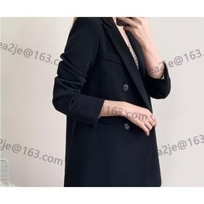 여자 봄 가을 루즈핏 정장 자켓 트렌디 하프 정장 코트