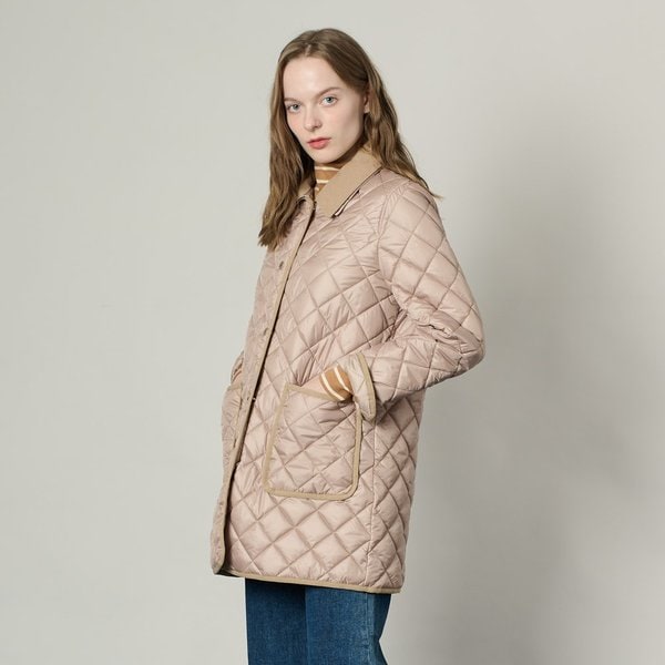 [여주점] 올앤선드리 코듀로이 칼라 퀼팅 자켓 A5S1J106