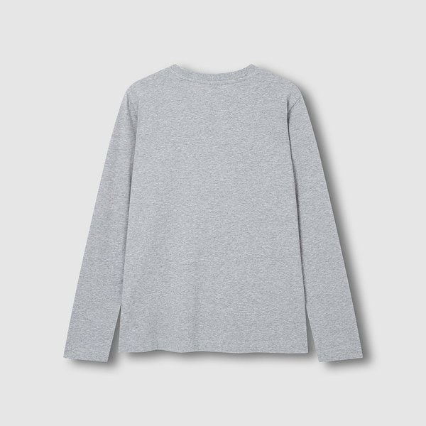 여 코튼 스트레치 긴팔 티셔츠 J116101035083